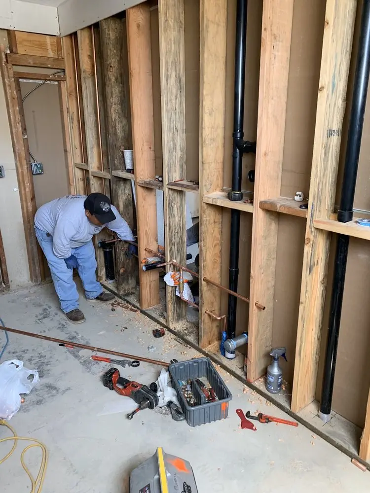 Commercial rough-in plumbing for Water Heater Replacement in Collinsville